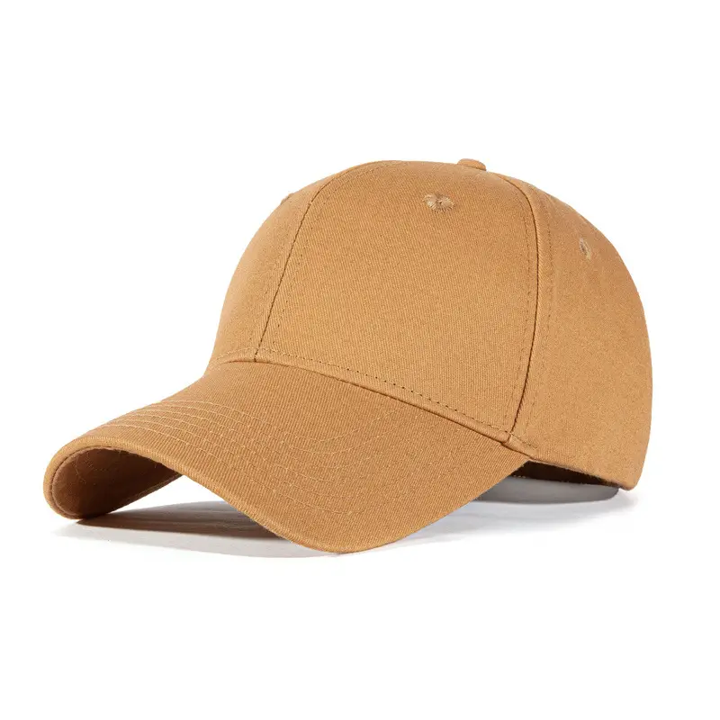 Men Pure Cotton Baseball Cap Large Bristle Black - Image 12