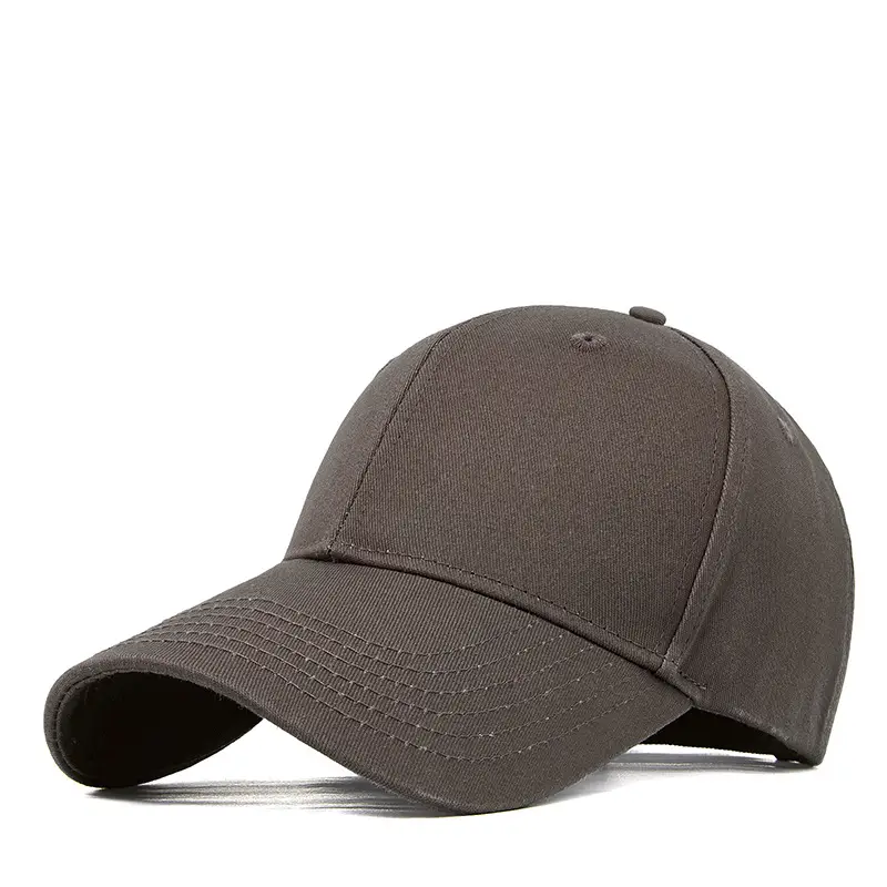 Men Pure Cotton Baseball Cap Large Bristle Black - Image 13