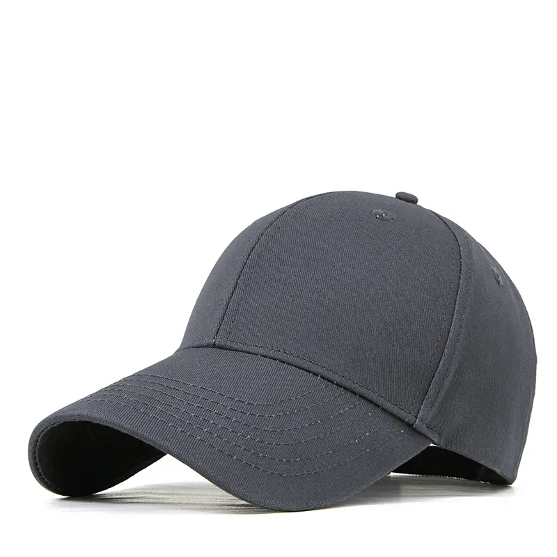 Men Pure Cotton Baseball Cap Large Bristle Black - Image 18