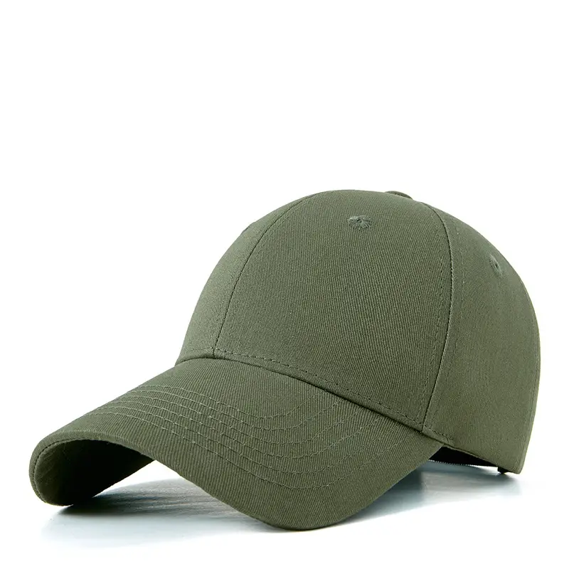 Men Pure Cotton Baseball Cap Large Bristle Black - Image 32