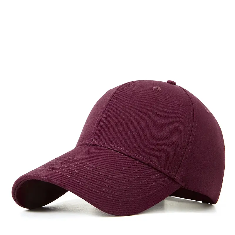 Men Pure Cotton Baseball Cap Large Bristle Black - Image 8