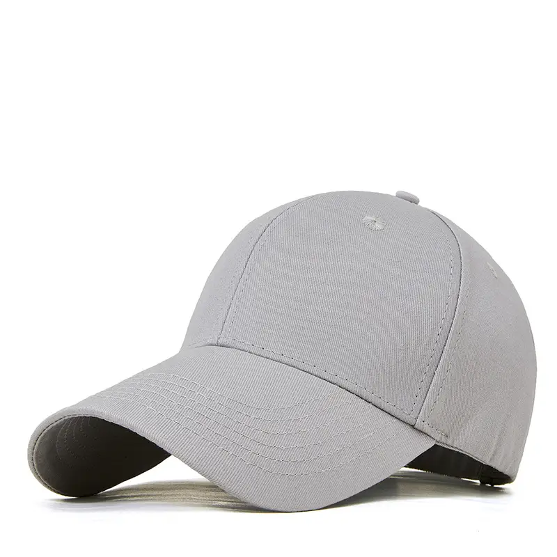 Men Pure Cotton Baseball Cap Large Bristle Black - Image 9