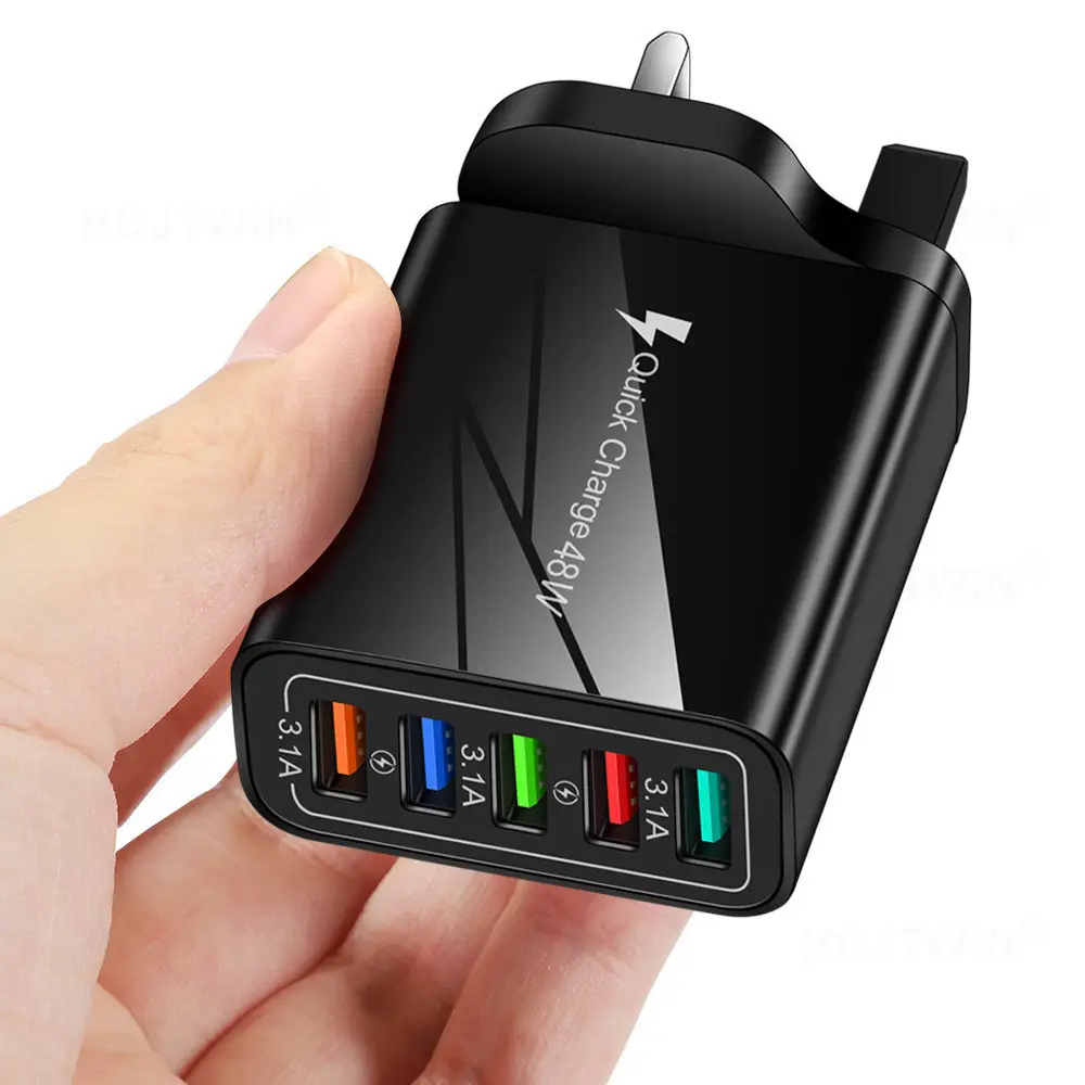 48W Multi-Port USB Charging Head for Phones - Image 2