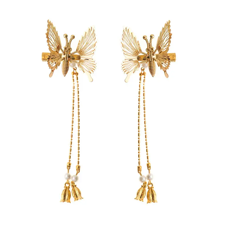 Movable Butterfly Hairpin with Moth Clip for Women - Image 16