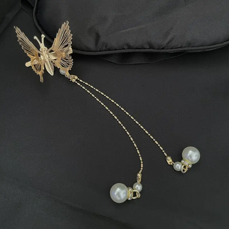 Movable Butterfly Hairpin with Moth Clip for Women - Image 5