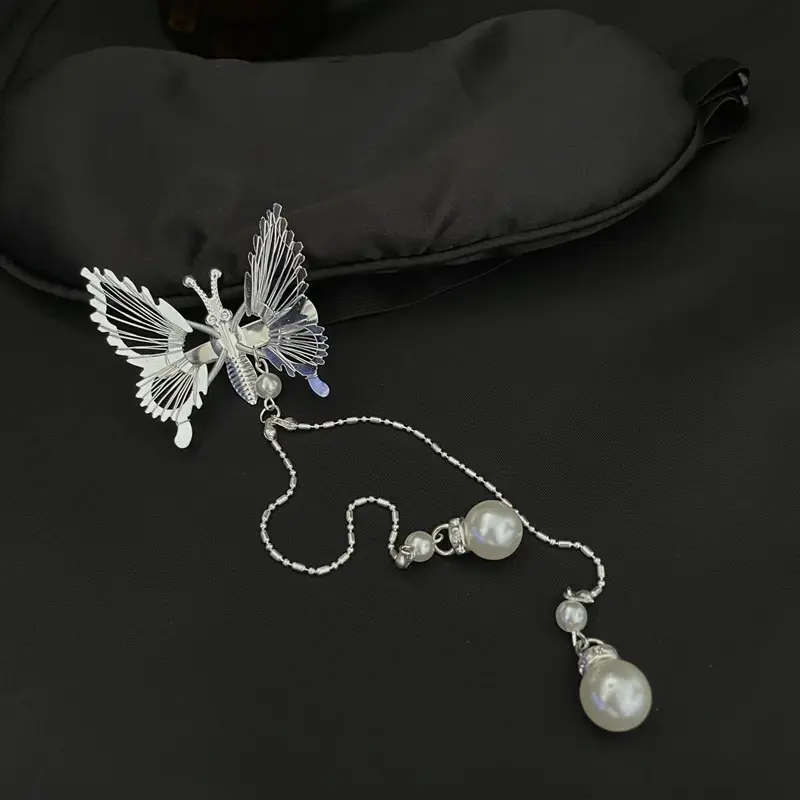 Movable Butterfly Hairpin with Moth Clip for Women - Image 6