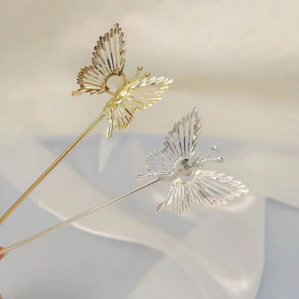 Movable Butterfly Hairpin with Moth Clip for Women - Image 7