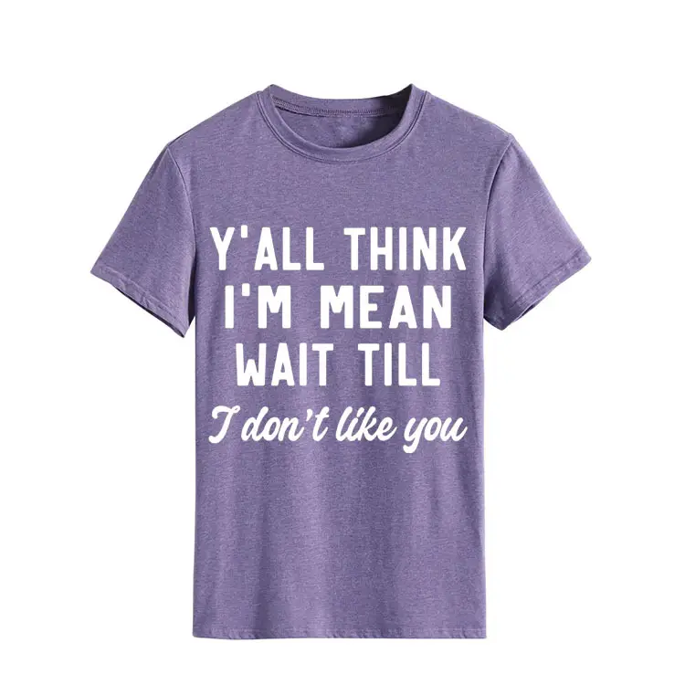 Women's 2021 Printed Round Neck Pullover T-Shirt Mint