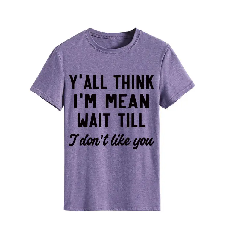Women's 2021 Printed Round Neck Pullover T-Shirt Mint