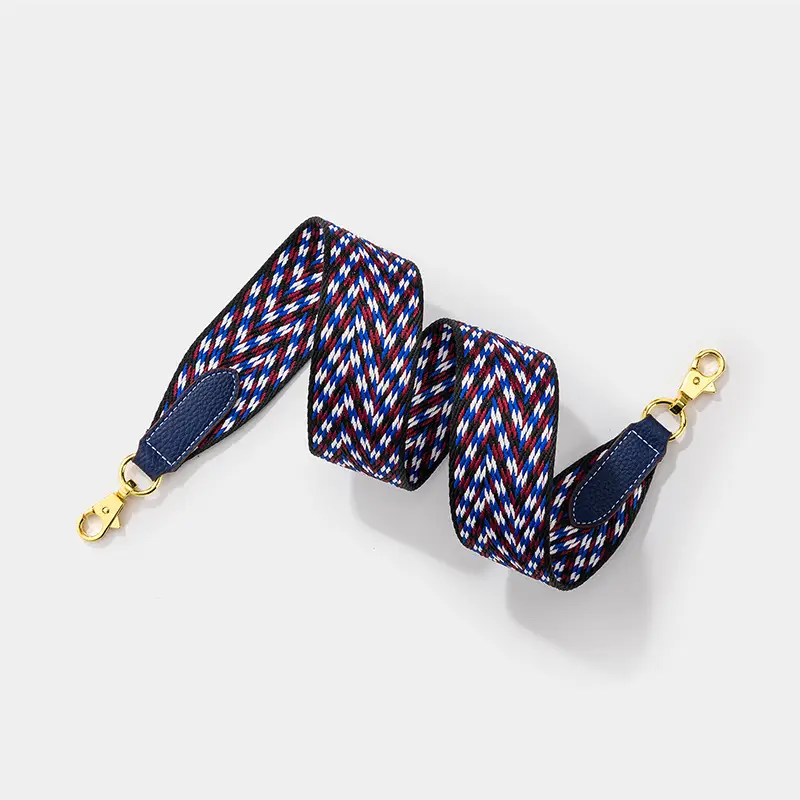 European & American Brand Fashion Flower Yarn Band Bag Strap