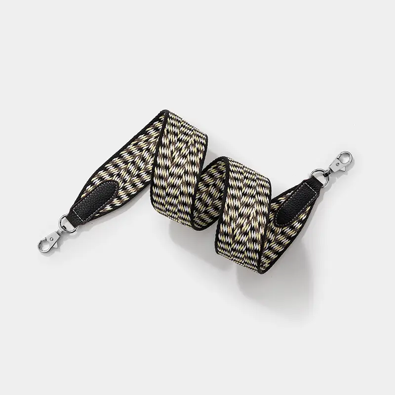 European & American Brand Fashion Flower Yarn Band Bag Strap