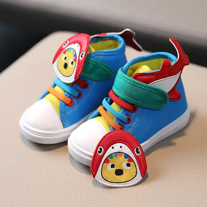 Baby Toddler Shoes Spring and Autumn Boys' Shoes Baby Shoes Non-slip Soft Sole Children's Shoes Girls sneaker Cartoon Shark - Image 2
