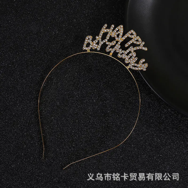 Happy Birthday Headband for Girls Boys Hair Accessories
