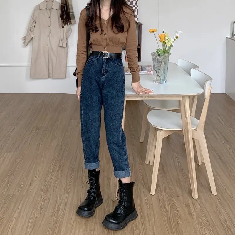 Women Slimming High-Waist Carrot Pants 2025 - Image 2
