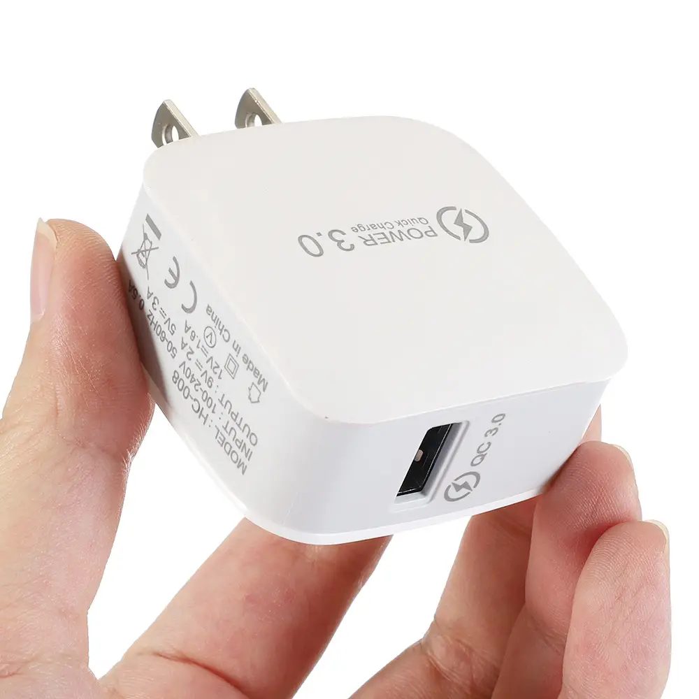 3A QC3.0 European Gauge USB Charger 5V/9V/12W - Image 9
