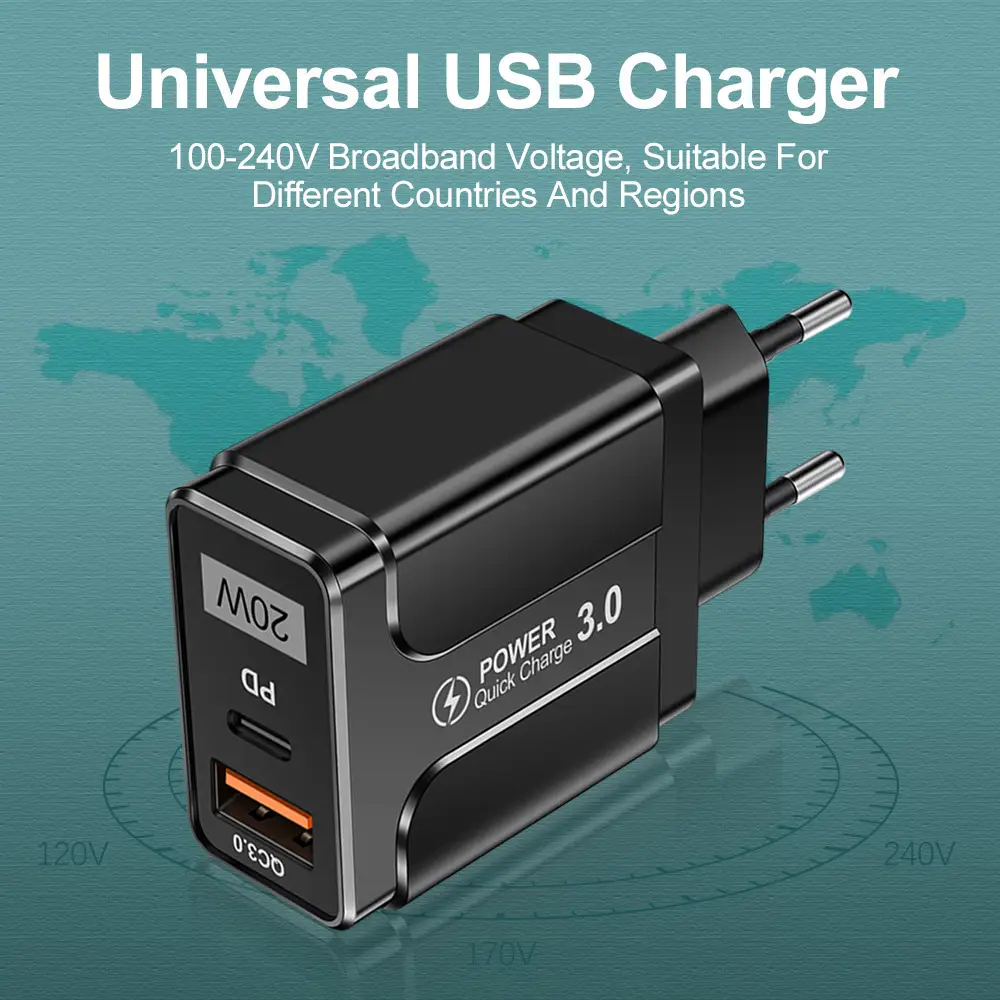Universal USB Charger 240W QC3.0 Fast Charging - Image 3