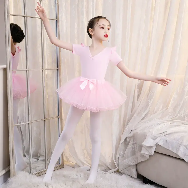 Girls Purple Long Sleeve Ballet Skirt Set — feature 40