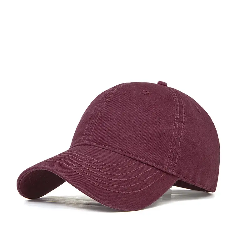 Blue Washed Men's Baseball Cap Large Head Windproof Sunshade - Image 13