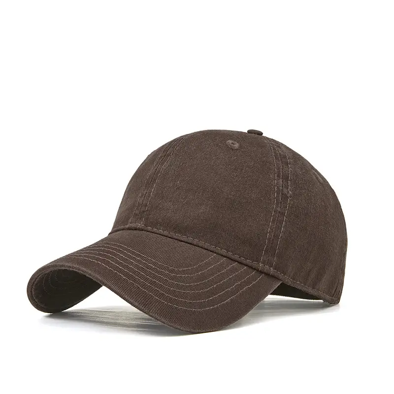 Blue Washed Men's Baseball Cap Large Head Windproof Sunshade - Image 15