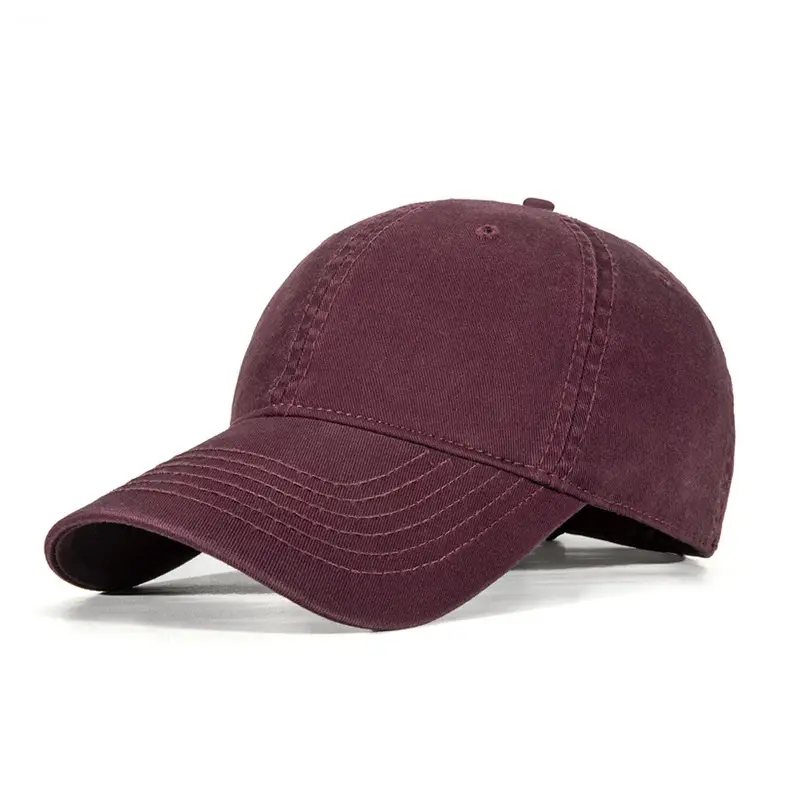 Blue Washed Men's Baseball Cap Large Head Windproof Sunshade - Image 16