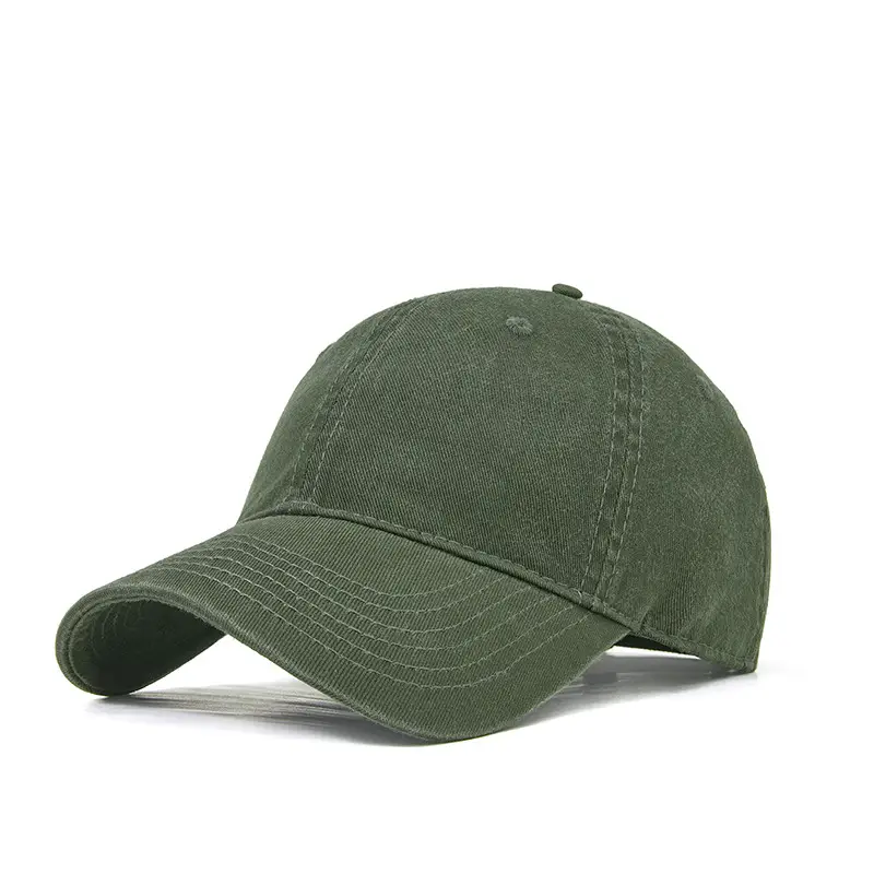 Blue Washed Men's Baseball Cap Large Head Windproof Sunshade - Image 6