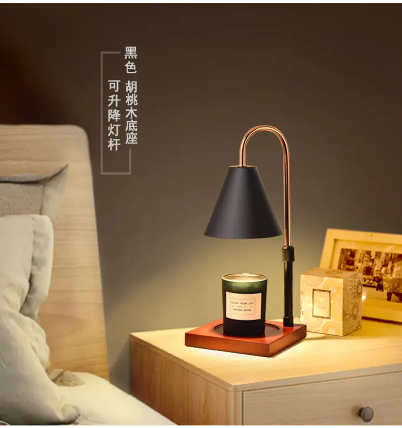 Scandinavian Melting Wax Candle Lamp for Bedside Use — feature 17