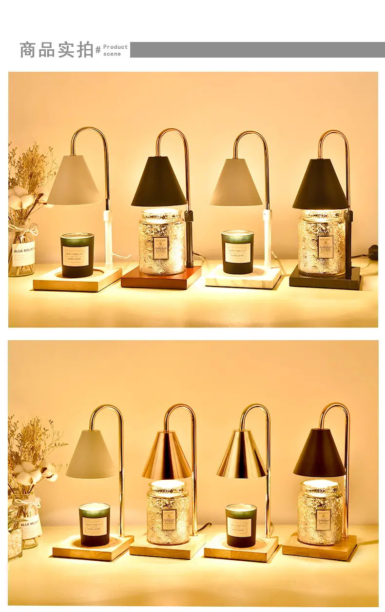 Scandinavian Melting Wax Candle Lamp for Bedside Use — feature 21