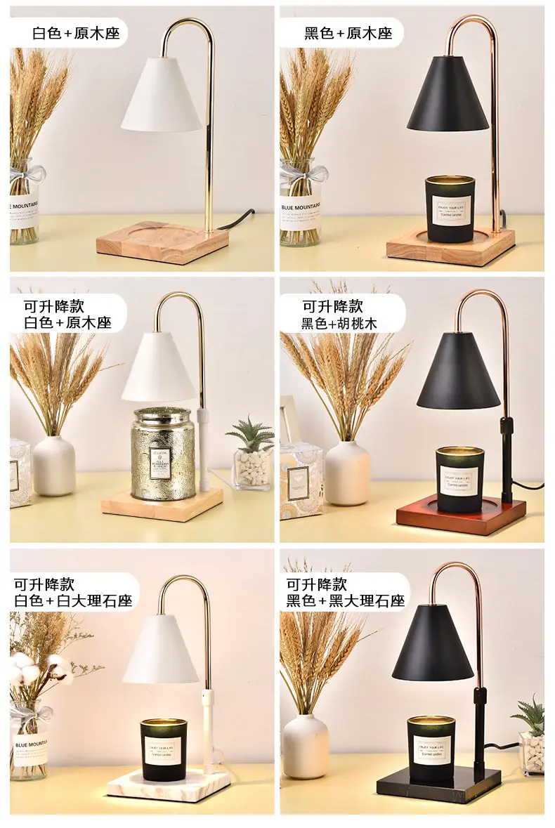 Scandinavian Melting Wax Candle Lamp for Bedside Use — feature 23