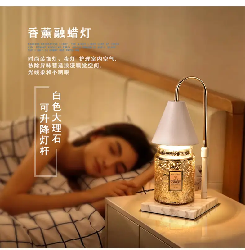 Scandinavian Melting Wax Candle Lamp for Bedside Use — feature 32