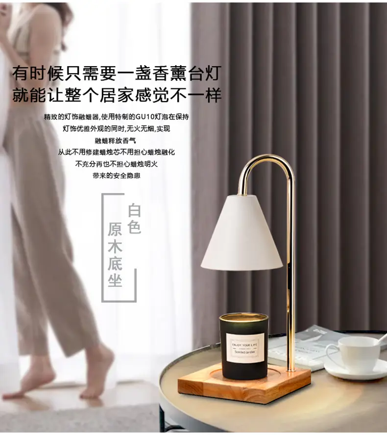 Scandinavian Melting Wax Candle Lamp for Bedside Use — feature 33