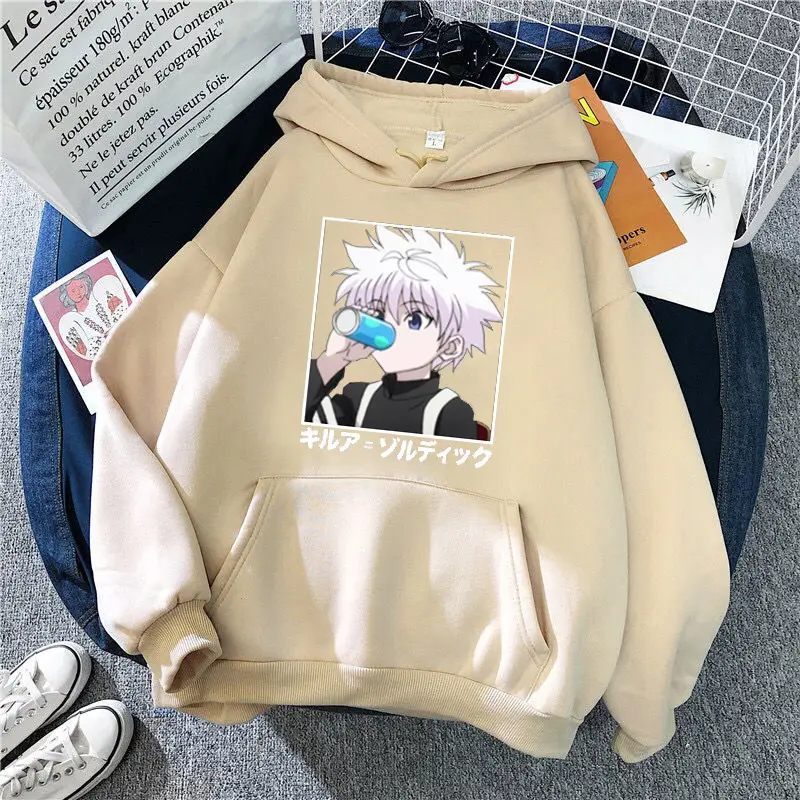 Black Anime Character Hooded Sweatshirt Women's - Image 11