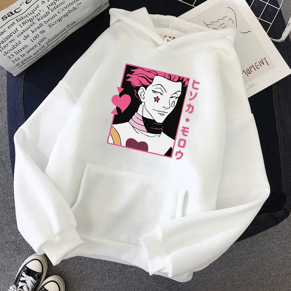 Black Anime Character Hooded Sweatshirt Women's - Image 18