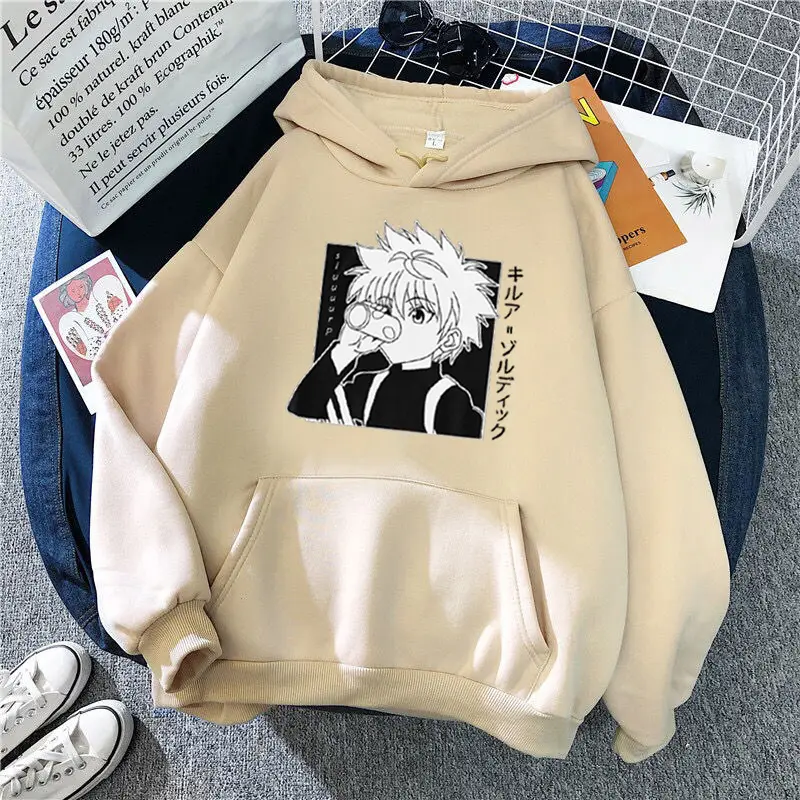 Black Anime Character Hooded Sweatshirt Women's - Image 4