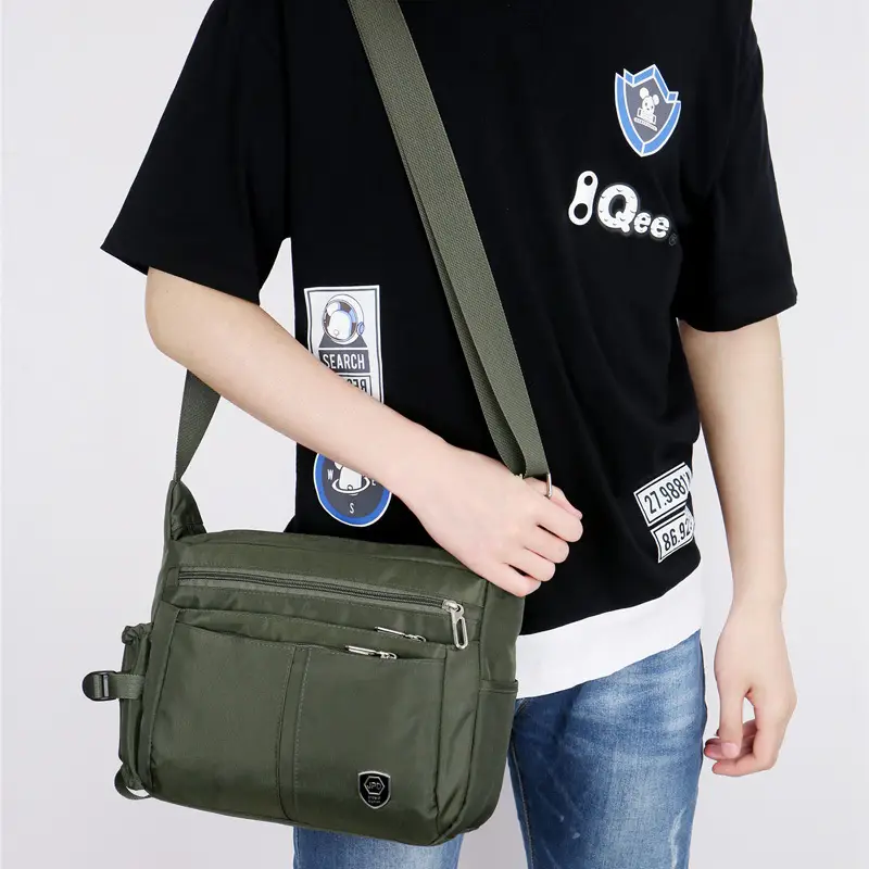2021 Men Waterproof Nylon Shoulder Bag Large Capacity - Image 6