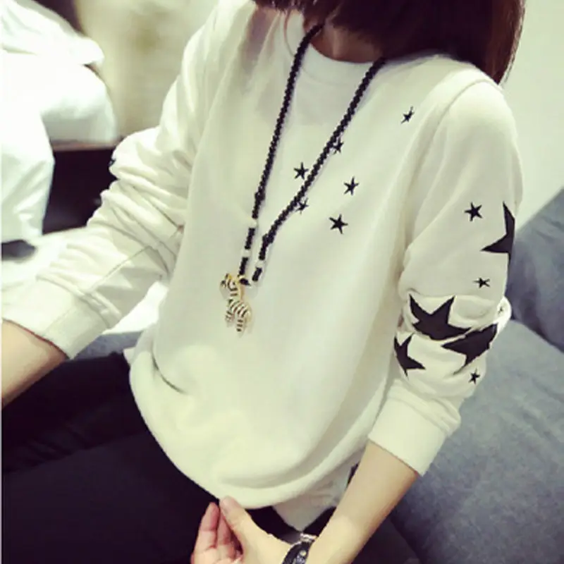 Women's 2025 Sweatshirt Black Deer Print Loose Fit - Image 6