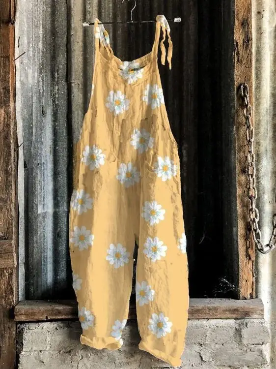 Women's Butterfly Printed Wide Leg Jumpsuit Set - Image 27