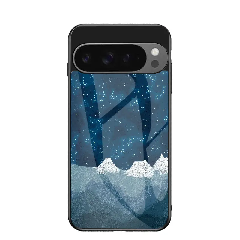 Pixel 10Pro Glass Protective Case Starry Sky Design - Image 5
