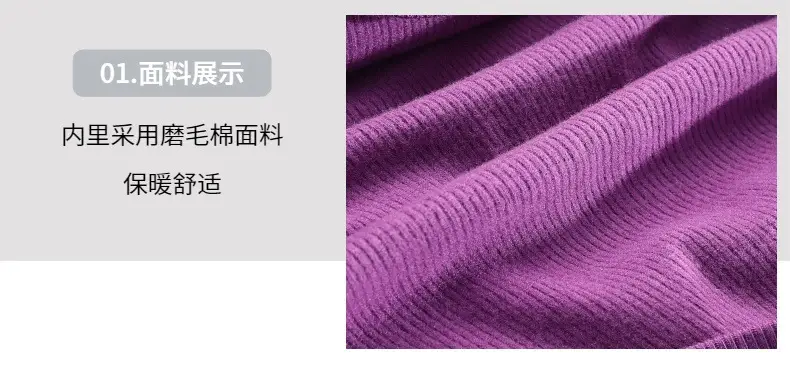 Women's Purple Long Sleeve Korean Style Top — feature 4