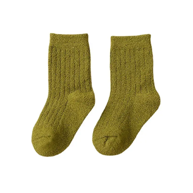 Children's Velvet Socks 1-15Yr Warm Autumn Winter Half - Image 15