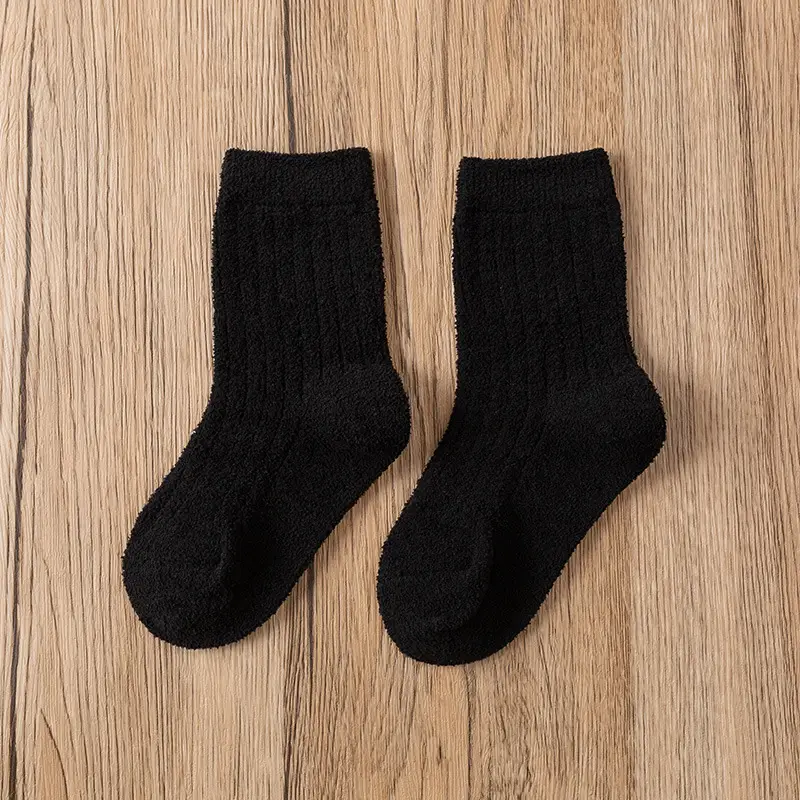 Children's Velvet Socks 1-15Yr Warm Autumn Winter Half - Image 7