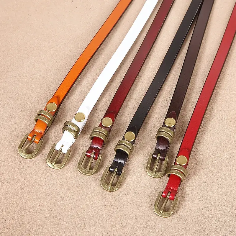 Genuine Leather Vintage Belt for Women - Image 7