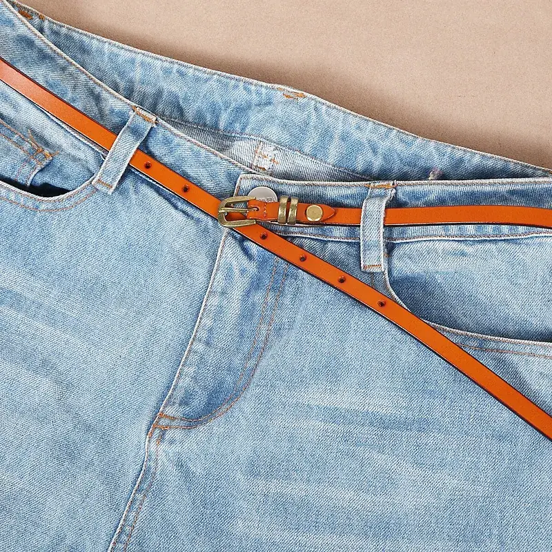 Genuine Leather Vintage Belt for Women - Image 8