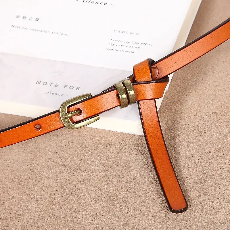 Genuine Leather Vintage Belt for Women - Image 9