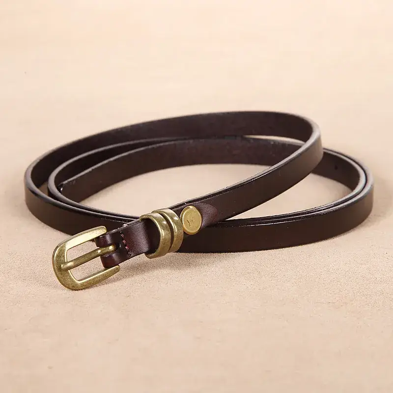 Genuine Leather Vintage Belt for Women - Image 4