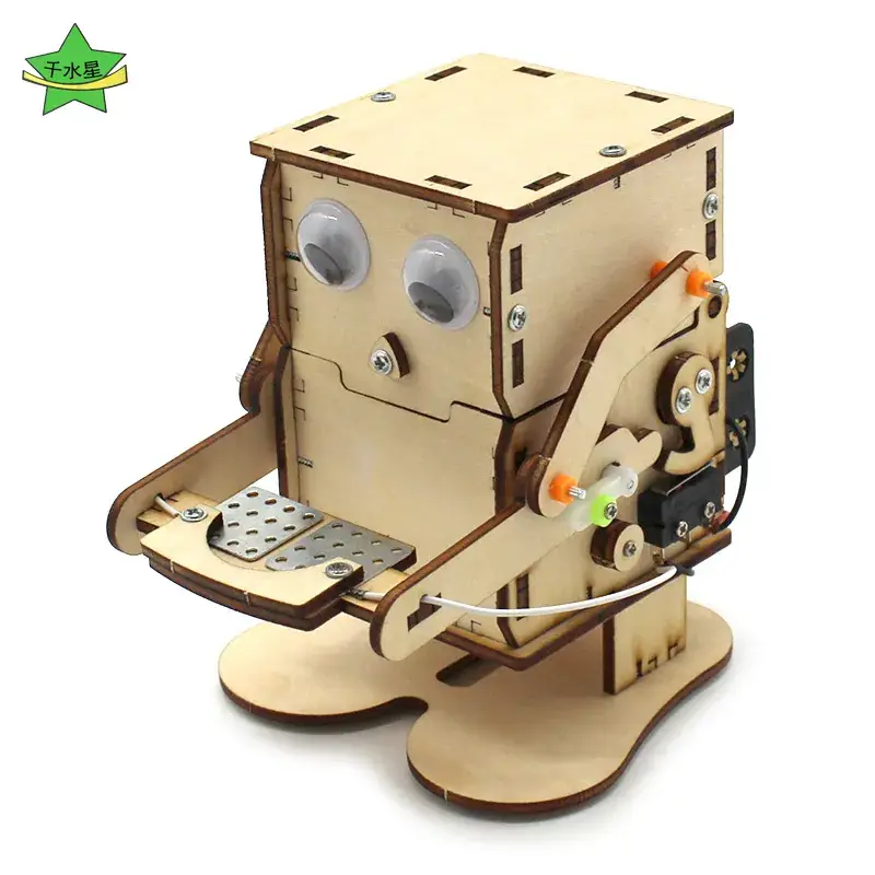 DIY Coin-Eating Robot for Kids Science Toy - Image 10