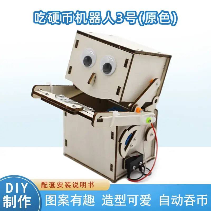 DIY Coin-Eating Robot for Kids Science Toy - Image 3