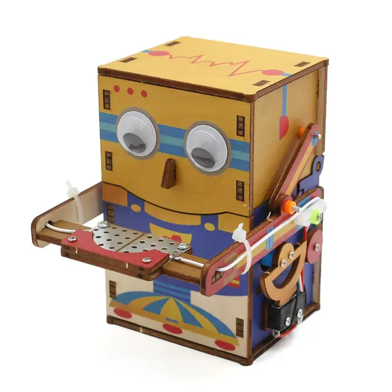DIY Coin-Eating Robot for Kids Science Toy - Image 4