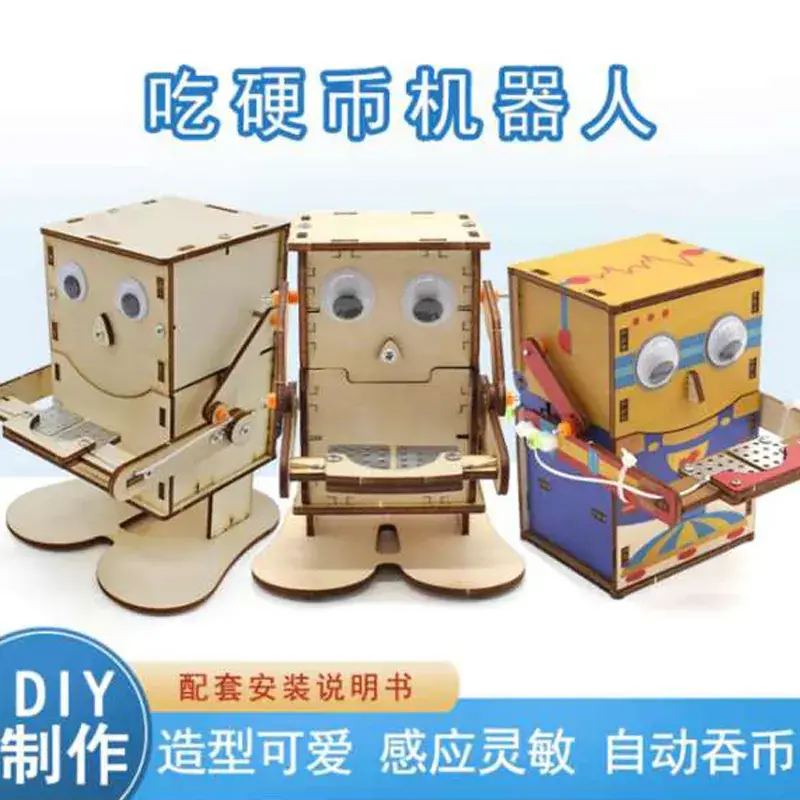 DIY Coin-Eating Robot for Kids Science Toy - Image 5