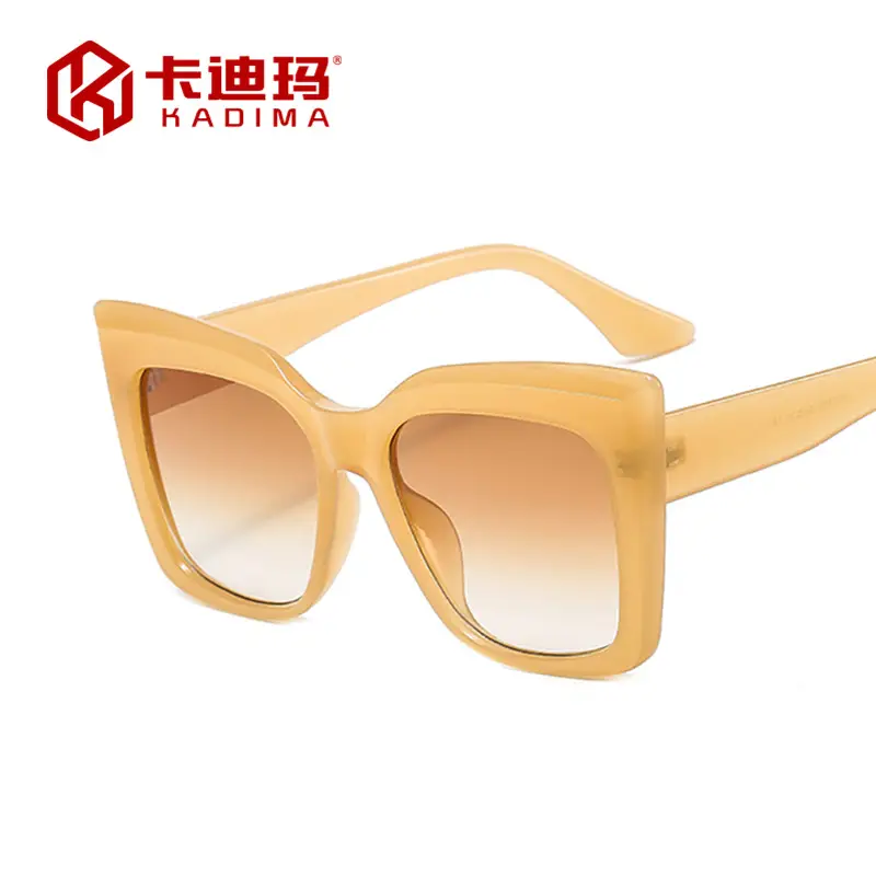 2022 New Cat Eye Sunglasses Large Frame European American