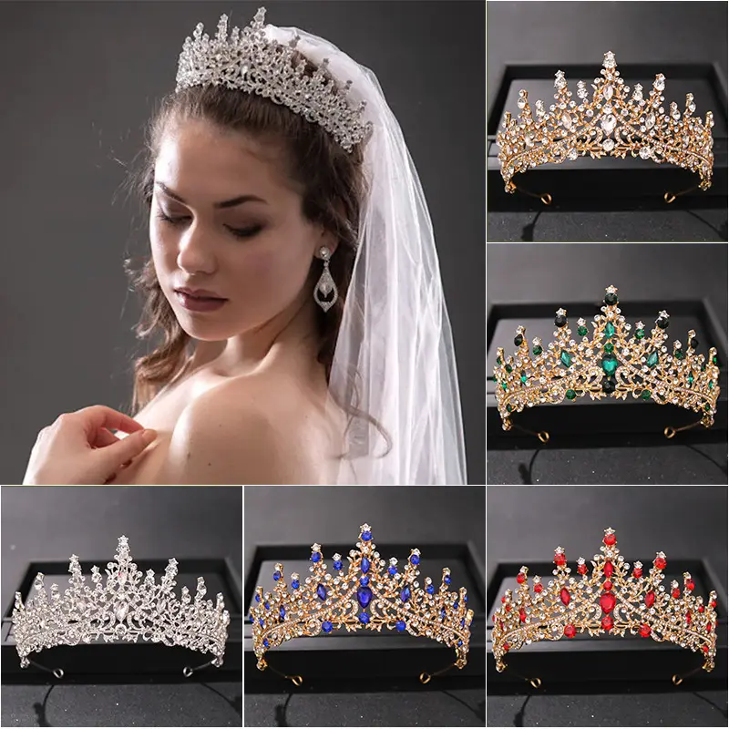 Silver Crystal Crown for Bridal & Birthday Wear — feature 16